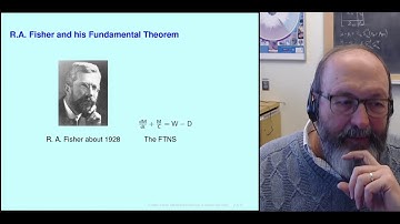 Fisher Memorial lecture 2018 by Joe Felsenstein