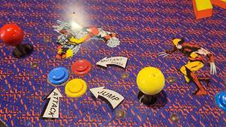 Full Wico joystick rebuild on an X-Men 6 player cab