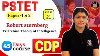 Triarchiac Theory of Intelligence Lec-21  Robert sternberg CDP PSTET Paper1 & 2 45 Days Course