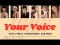 iKON | Your Voice | EASY LYRICS Romanized (Sub Indo)