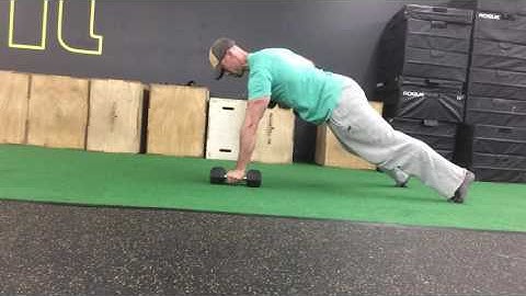 TonyGentilcore.com Plank Row DB Walk