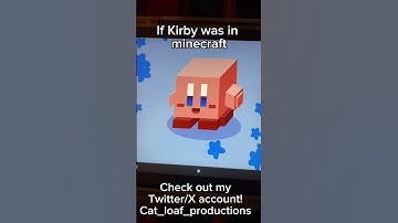 If Kirby was in Mincraft/my drawings of Kirby pt. 2//#minecraft #kirby #art