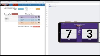 Setting up Android or iOS scoreboard on Scoreholio