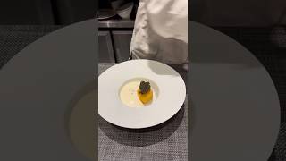 Michelin-star fried egg in cheese foam recipe ⭐️