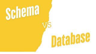 Difference between Schema and Database in MYSQL
