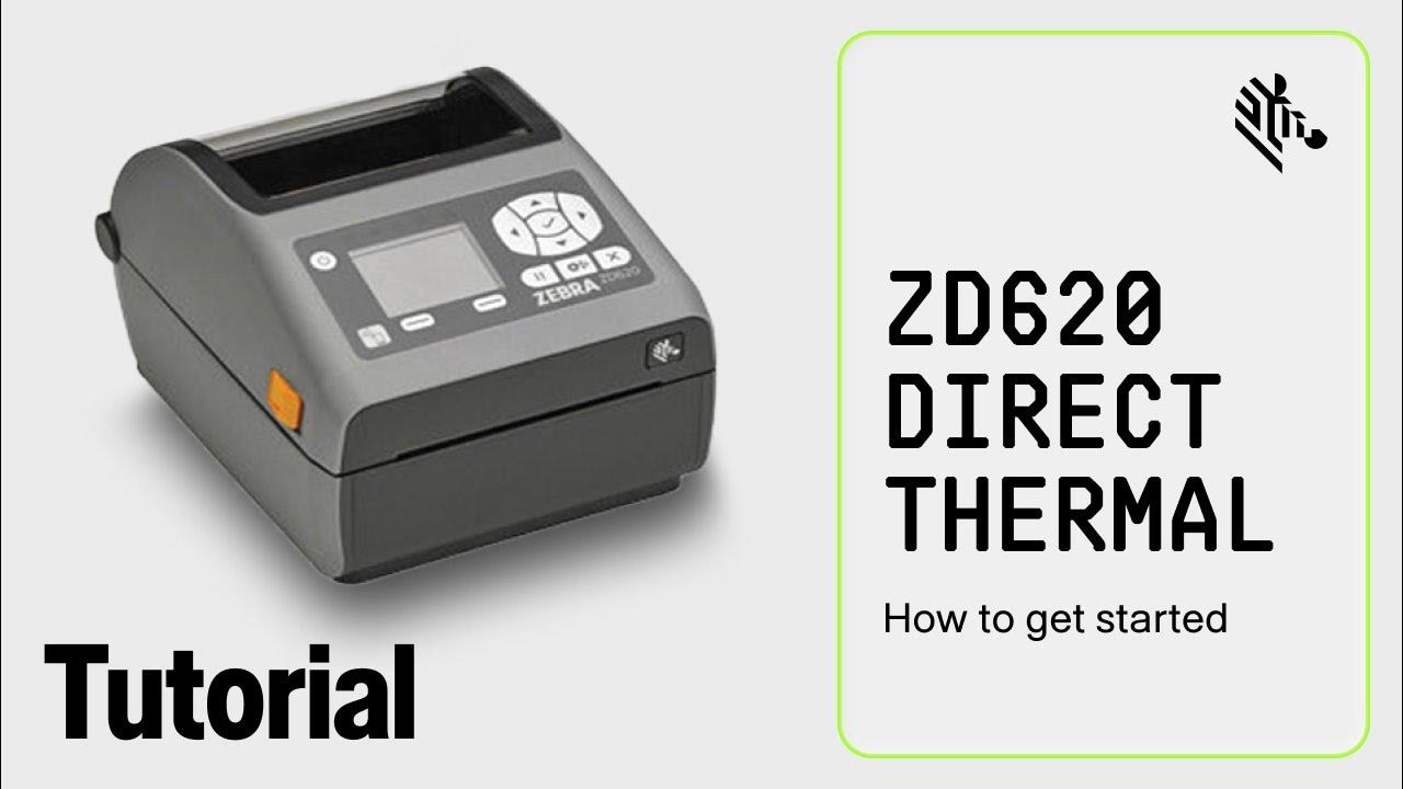 Zebra ZD620D How To Get Started with Your Zebra ZD620D Printer YouTube