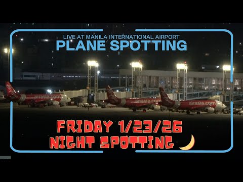 🔴 LIVE Manila Airport | Real ATC Communications + Plane Spotting | 1/23/26