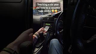 90s car with a tape deck? time to buy a cassette tape #mr2 #jdm #mr2turbo #toyota #dadlife #funny