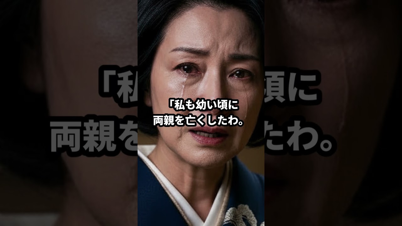 「両親がいないなんて」と顔合わせで新婦の両親が不在と発覚し、義母が激怒する。 だがその怒りの本当の理由を知った時、全員が驚愕する。
