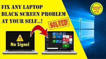 How to Fix Laptop Black Screen Problem | Black Screen of Death | Entertech Tamil