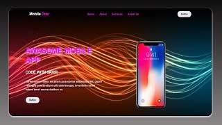 Responsive home page design only with HTML and CSS screenshot 5