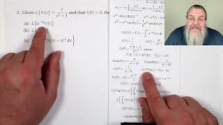 Solutions to practice exam 3 (Diff Eq.; Spring 2026)
