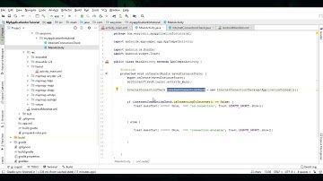 Internet Connection Check Android Tutorial | Checking Internet Network in android studio