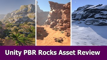 Unity PBR Rocks Asset