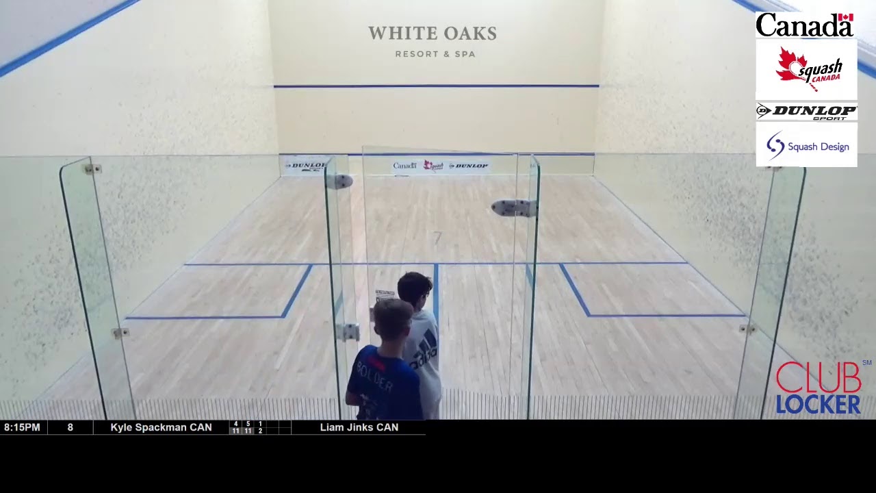 2019 12 06 Canadian Squash Junior Open Court 7 YouTube