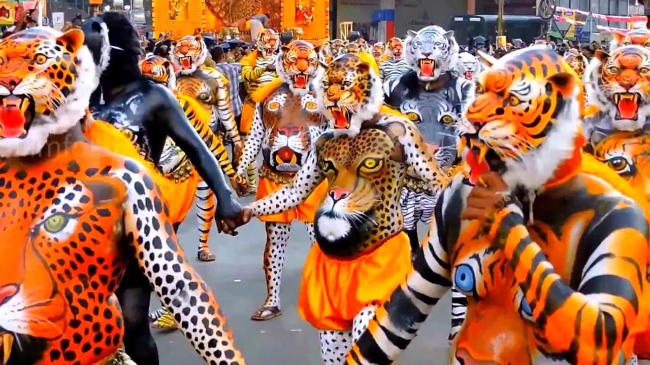PULIKALI FULL VIDEO Tiger Dance