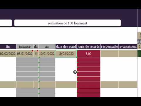 برنامج التخطيط الزمني بسيط على شاكلة   لمتابعة وتسيير المشاريع