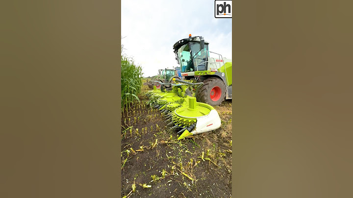 CLAAS 870 Jaguar Forage Harvester on Maize Silage #agri