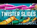 Interlocking TWISTER Water Slides - Compilation!