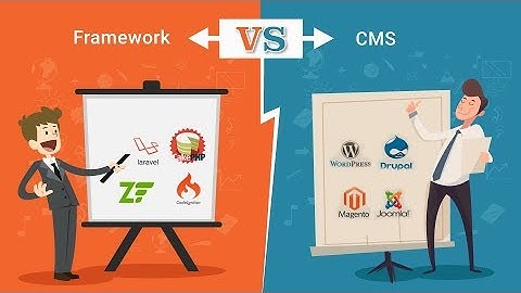 Difference between CMS and Frameworks