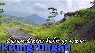 kondisi jalan menuju krungrungan terkini | Asinan Kalibening Banjarnegara