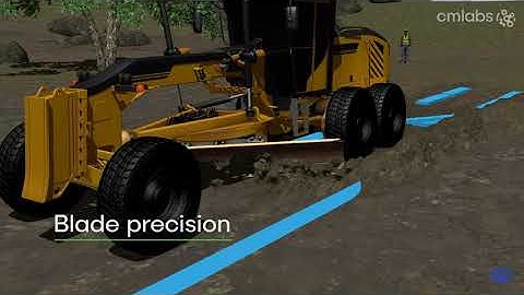 Blade Precision | Motor Grader Simulator | CM Labs Simulation