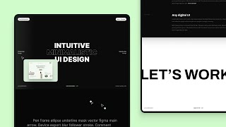 Scrolling Text Animation, Custom Video Section and more in Framer