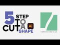 Stop Cutting Shapes Like a Pro! ✂️ | 5 Illustrator Hacks #Shorts