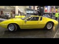 De Tomaso Mangusta incredible sound and start up techno classica