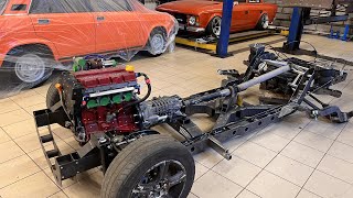 RAT ROD МОСКВИЧ 407. Установка турбо двигателя