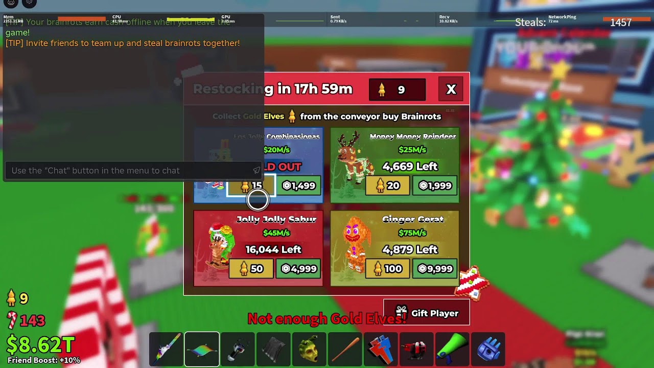 بث مباشر  Stel a brainrot عروض