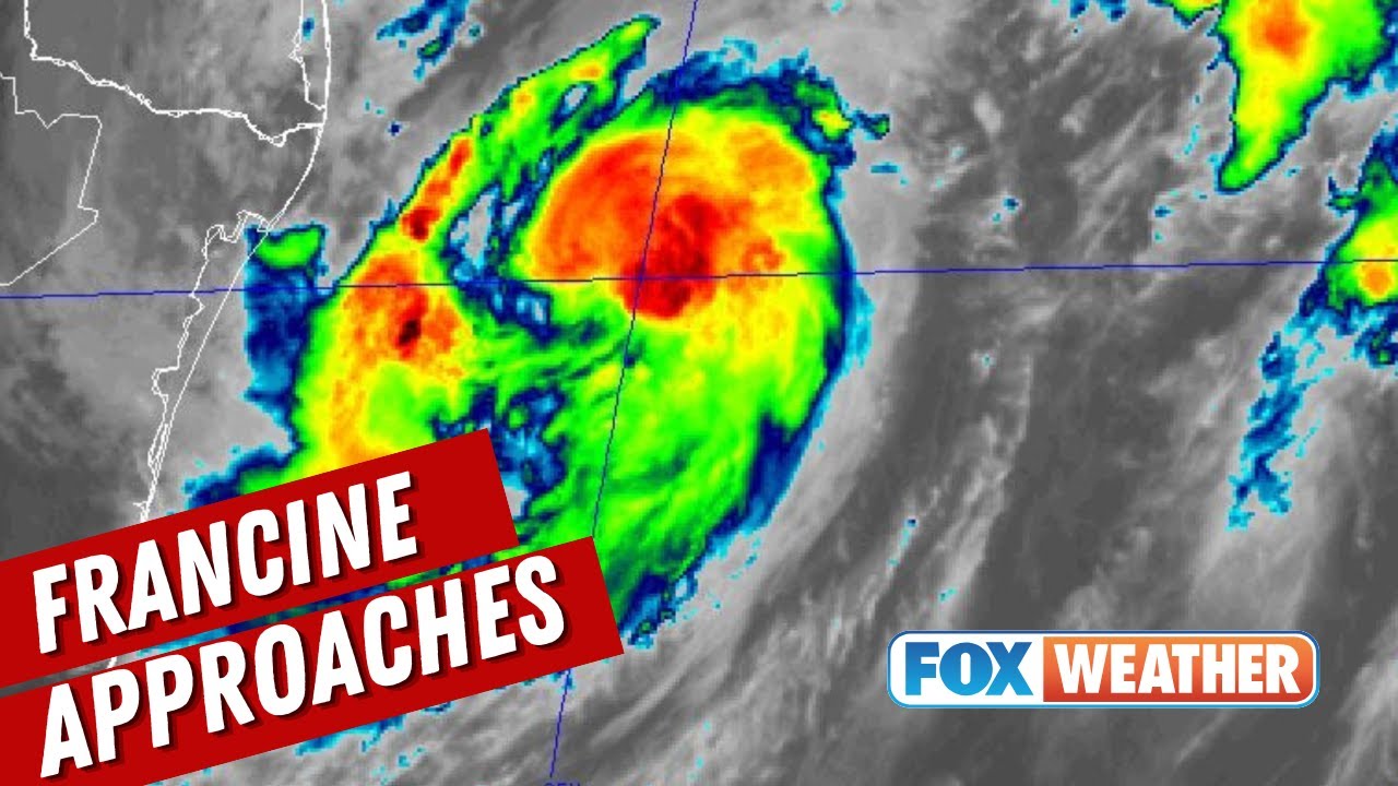 Tropical Storm Francine Forecast To Become Hurricane On Tuesday - YouTube