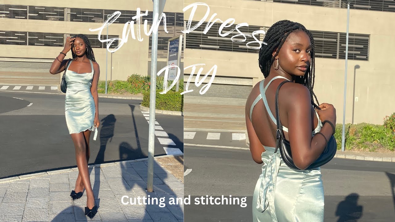 How to make a Satin Slip dress | Sewing Tutorial with ThatGirlRuvie
