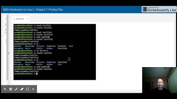 NDG Introduction to Linux I - Ch 7: Finding Files