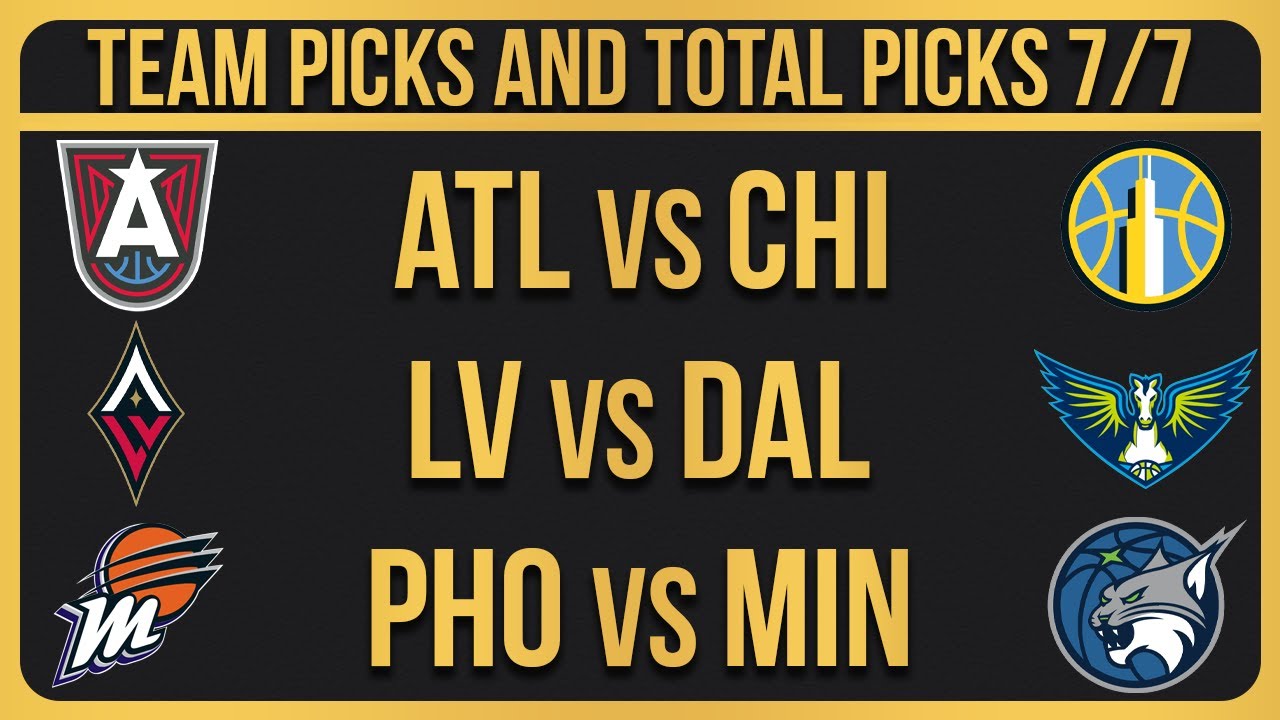 FREE WNBA Picks Today 7/7/23 WNBA Picks and Predictions Win Big Sports