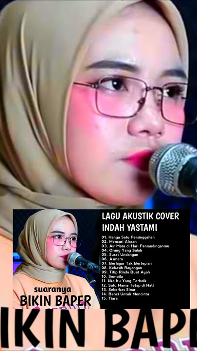 INDAH YASTAMI COVER AKUSTIK HANYA SATU PERSINGGAHAN#SHORTS#FEEDSHORTS