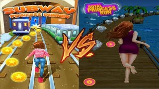 Subway Princess Runner vs Royal Princess Run Gameplay For All Kids And Babies screenshot 5