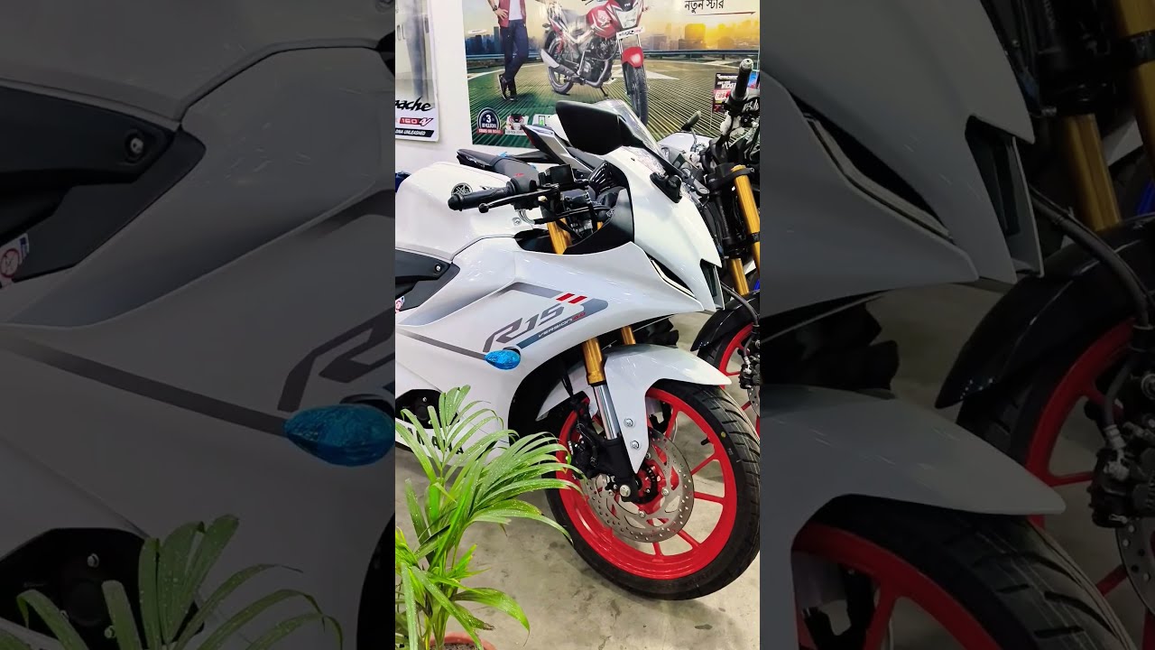 New Yamaha R15 V4 White Viral Views Post Bike Reels Shorts Highlight Best