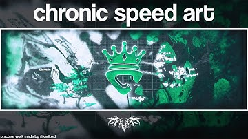 How I Made This Insane Esports Header | Photoshop Speedart