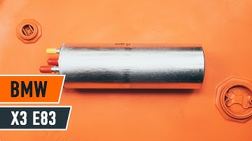 How to change fuel filter on BMW X3 E83 TUTORIAL | AUTODOC