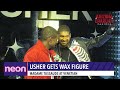 Usher unveils his waxed counterpart on Las Vegas Strip