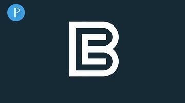 Pixellab Tutorial - Letter B E Logo Design on mobile with Pixellab