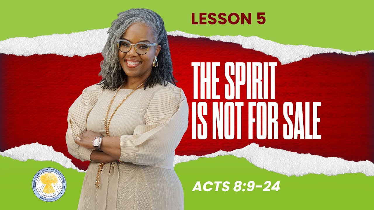 The Spirit Is Not for Sale | Acts 8:9–24 | COGIC Sunday School – Study ...
