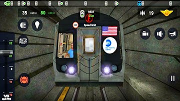 R-160 On United States Line | Subway Simulator 3D Android Gameplay