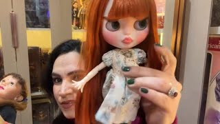 Unboxing My Custom Blythe Doll Eye Change, Hair & Face-Up Reveal