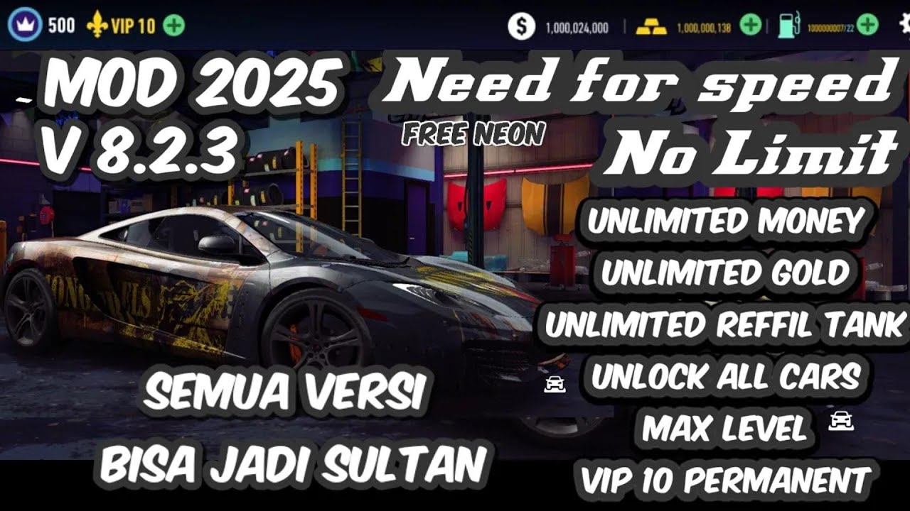 Need For Speed No Limits Mod Apk Terbaru 8.2.3 Nfs