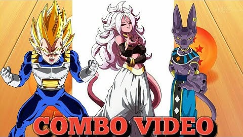 Dragon Ball FighterZ Combo Video ( Android 21 , Beerus , Vegeta )