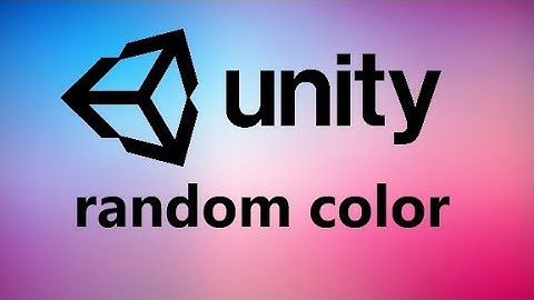 Object With Random Color In Unity