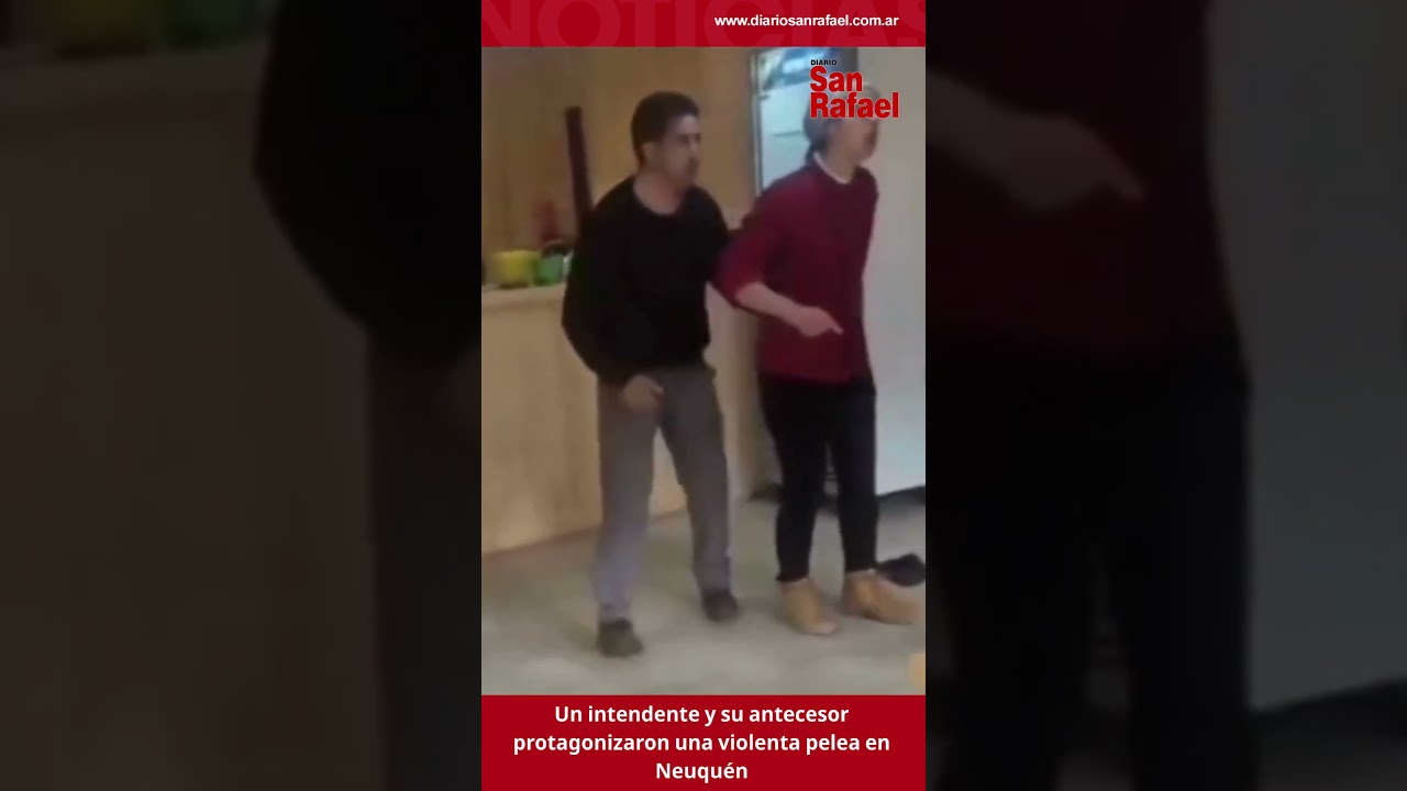 Un intendente y su antecesor protagonizaron una violenta pelea en Neuquén