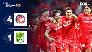 TOLUCA 4-1 LEÓN | HIGHLIGHTS | LIGA MX | CLAUSURA 2026 | MATCHDAY 17